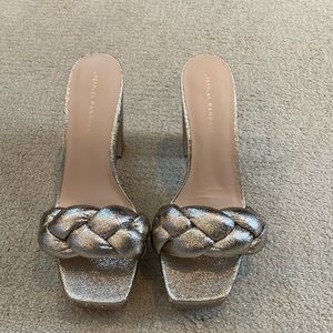 Loeffler Randall Platform Sandal with Braid Prosecco Rose